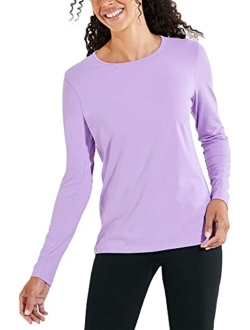 UPF 50  Women's Morada Everyday Long Sleeve T-Shirt - Sun Protective