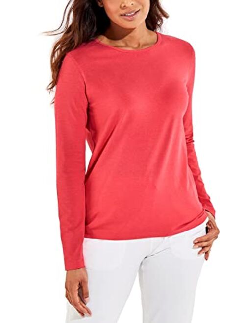 Coolibar UPF 50+ Women's Morada Everyday Long Sleeve T-Shirt - Sun Protective