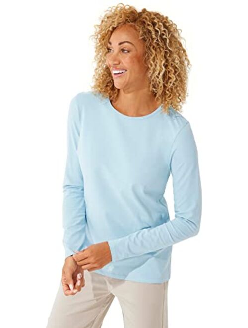 Coolibar UPF 50+ Women's Morada Everyday Long Sleeve T-Shirt - Sun Protective