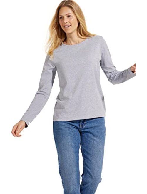 Coolibar UPF 50+ Women's Morada Everyday Long Sleeve T-Shirt - Sun Protective