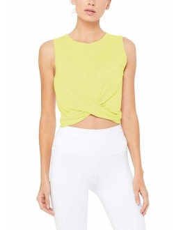 Flowy Criss Cross Front Gym Athletic Workout Crop Top