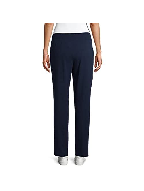 Buy Athletic Works Women's Dri-More Core Athleisure Relaxed Fit Yoga Pants  Available in Regular and Petite online