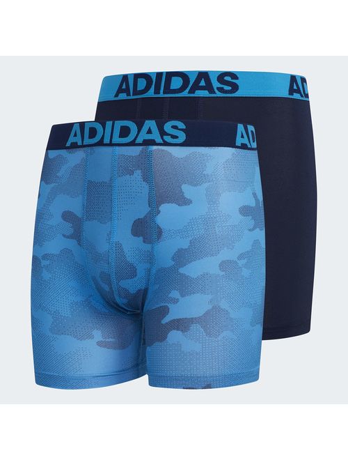 adidas Boys / Youth Sport Performance Climalite Boxer Brief Underwear (2-Pack)