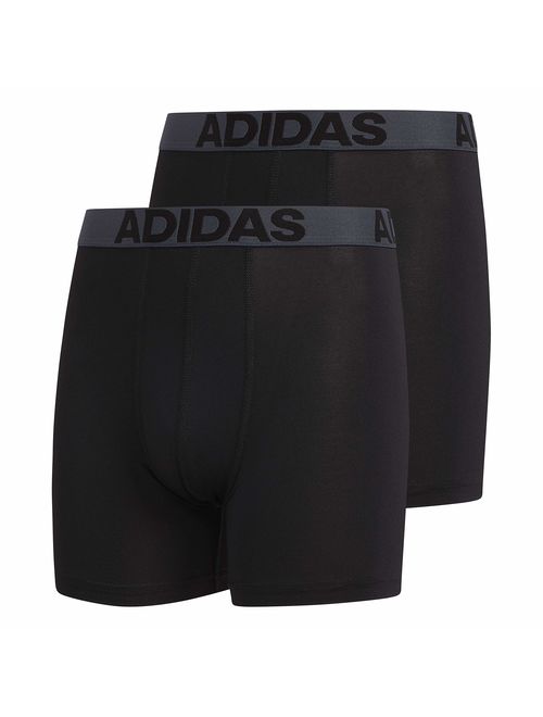 adidas Boys / Youth Sport Performance Climalite Boxer Brief Underwear (2-Pack)