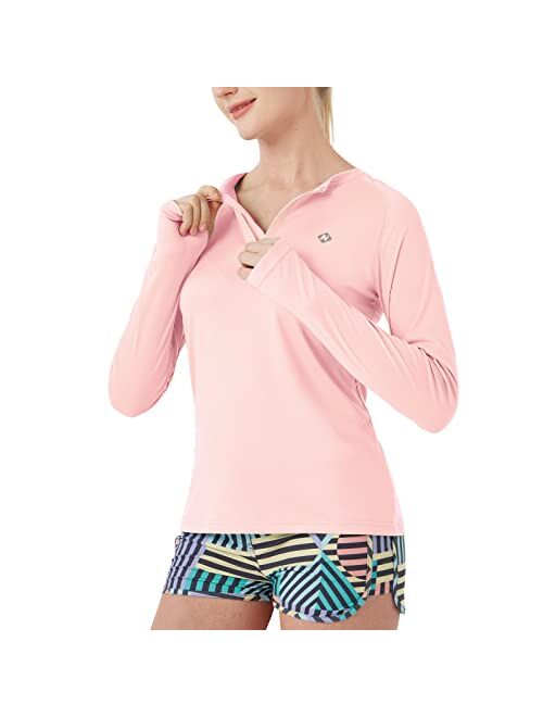 NAVISKIN Women's Sun Protection UPF 50+ UV Outdoor Long Sleeve T-Shirt