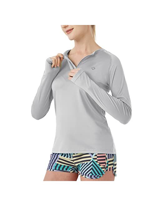 NAVISKIN Women's Sun Protection UPF 50+ UV Outdoor Long Sleeve T-Shirt