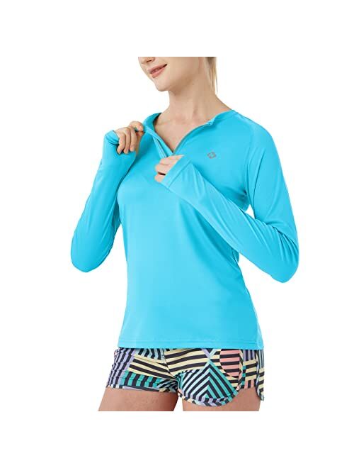 NAVISKIN Women's Sun Protection UPF 50+ UV Outdoor Long Sleeve T-Shirt