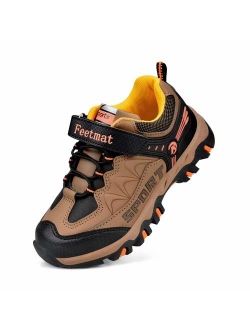 Feetmat Boys Hiking Shoes Waterproof Kids Sneaker