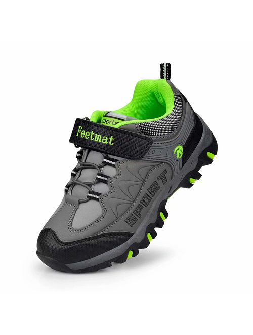 Feetmat Boys Hiking Shoes Waterproof Kids Sneaker