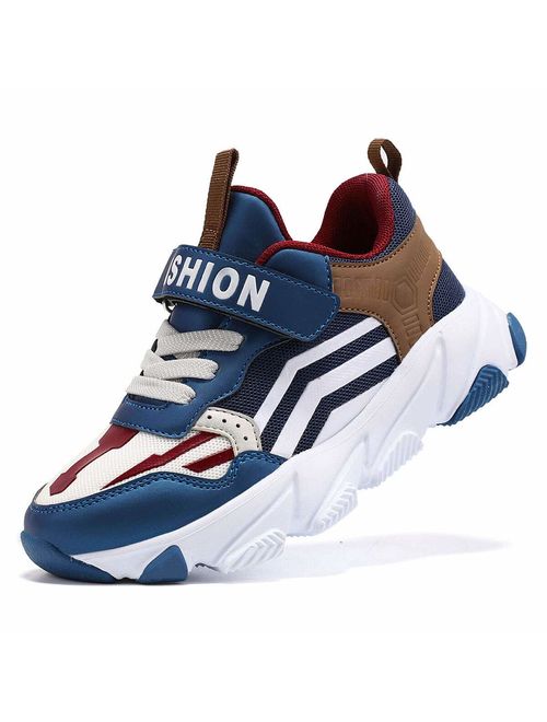 Kids Sneakers Running Shoes Lightweight Breathable Boys Tennis Shoes Casual Sports Shoes Walking Shoes