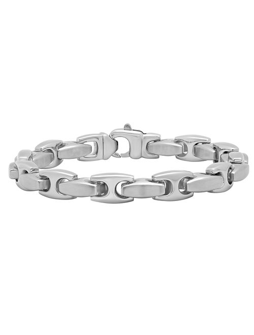 Stainless Steel Mariner Link Bracelet, 9"