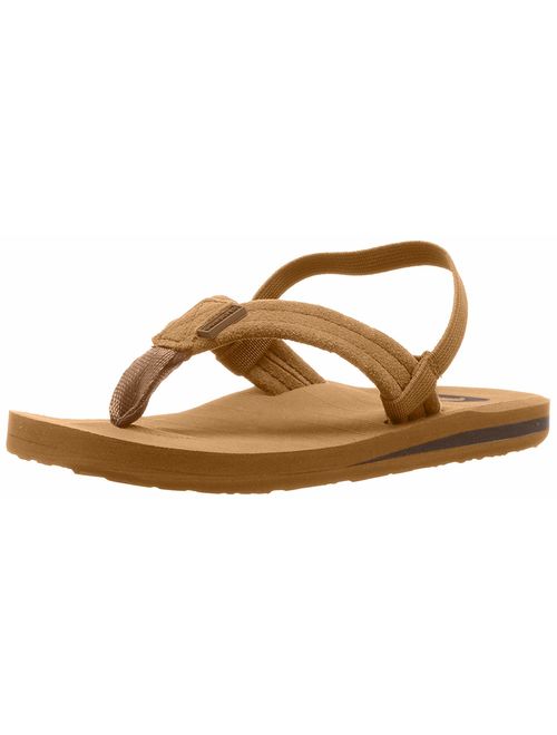 Quiksilver Carver Suede Toddler Flip Flop (Toddler)