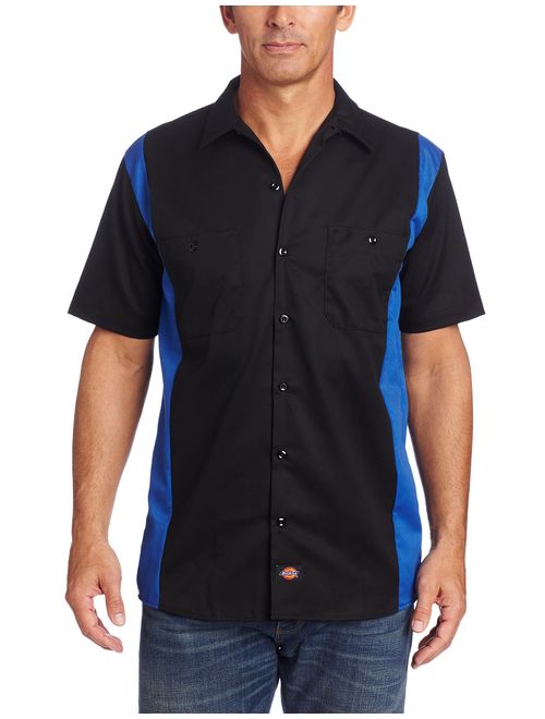 Dickies Men's Short-Sleeve Two-Tone Work Shirt