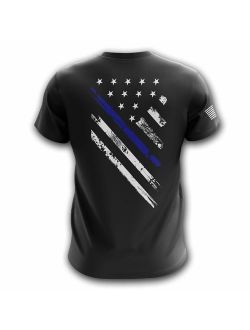 Tactical Pro Supply American Crest Flag Military Army Mens T-Shirt - Printed & Packaged in The USA Tshirt