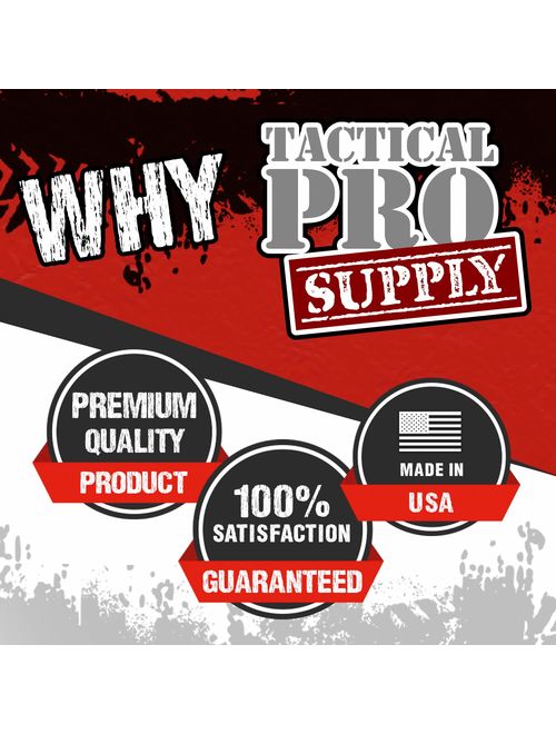 Tactical Pro Supply American Crest Flag Military Army Mens T-Shirt - Printed & Packaged in The USA Tshirt