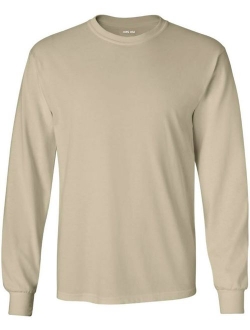 Joe's USA Men's Long Sleeve Heavyweight Cotton T-Shirts in Regular, Big and Tall