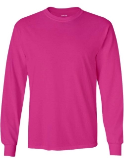 Joe's USA Men's Long Sleeve Heavyweight Cotton T-Shirts in Regular, Big and Tall