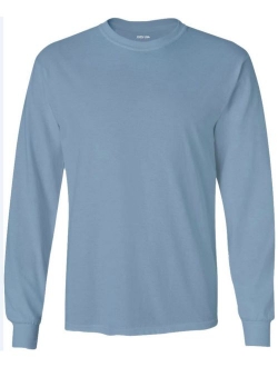 Joe's USA Men's Long Sleeve Heavyweight Cotton T-Shirts in Regular, Big and Tall