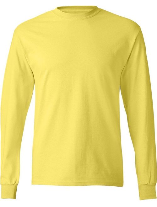 Joe's USA Men's Long Sleeve Heavyweight Cotton T-Shirts in Regular, Big and Tall