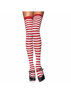 Women's Nylon Striped Stockings