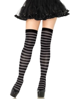 Women's Nylon Striped Stockings