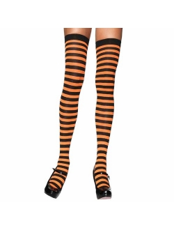 Women's Nylon Striped Stockings