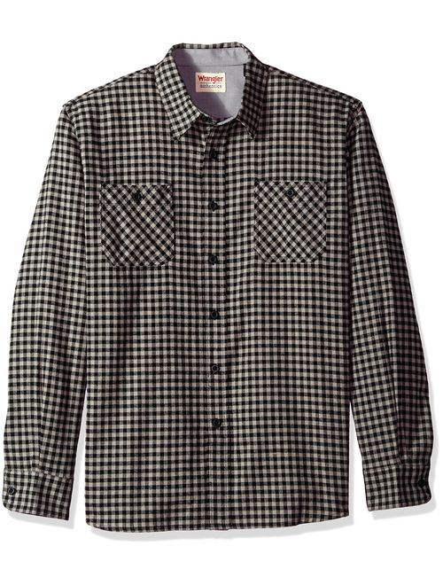 Wrangler Authentics Men's Long Sleeve Flannel Shirt