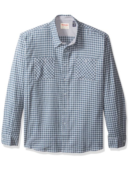 Wrangler Authentics Men's Long Sleeve Flannel Shirt