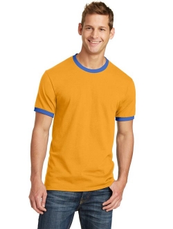 PORT AND COMPANY 54Oz 100% Cotton Ringer Tee (PC54R)