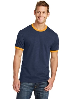 PORT AND COMPANY 54Oz 100% Cotton Ringer Tee (PC54R)