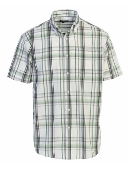 Men's Plaid Short Sleeve Shirt