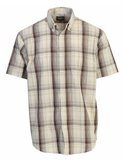 Men's Plaid Short Sleeve Shirt