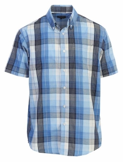 Men's Plaid Short Sleeve Shirt