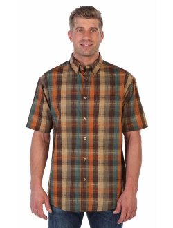 Men's Plaid Short Sleeve Shirt