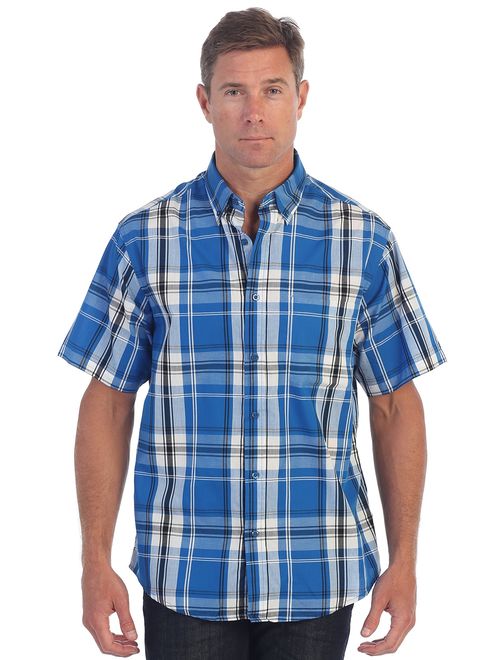 Gioberti Men's Plaid Short Sleeve Shirt