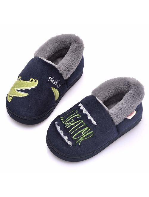boys fuzzy slippers