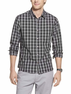 Men's Slim Fit Easy Care Long Sleeve Button Down Shirt