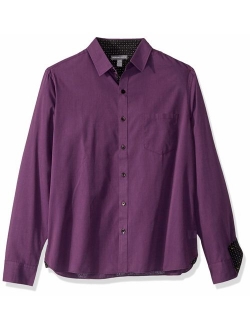 Men's Slim Fit Easy Care Long Sleeve Button Down Shirt