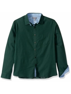 Men's Slim Fit Easy Care Long Sleeve Button Down Shirt