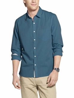 Men's Slim Fit Easy Care Long Sleeve Button Down Shirt