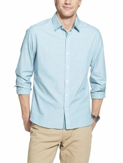 Men's Slim Fit Easy Care Long Sleeve Button Down Shirt