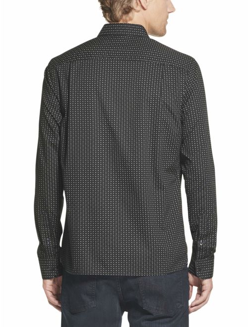 Geoffrey Beene Men's Slim Fit Easy Care Long Sleeve Button Down Shirt