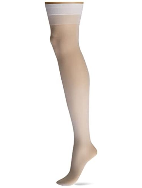 Dreamgirl Women's Sheer Thigh-High Stockings with Backseam