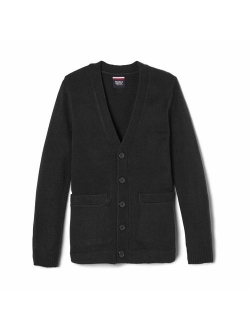 Boys' V-Neck Anti-Pill Cardigan