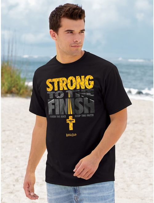 Kerusso Strong to The Finish T-Shirt - Christian Fashion Gifts