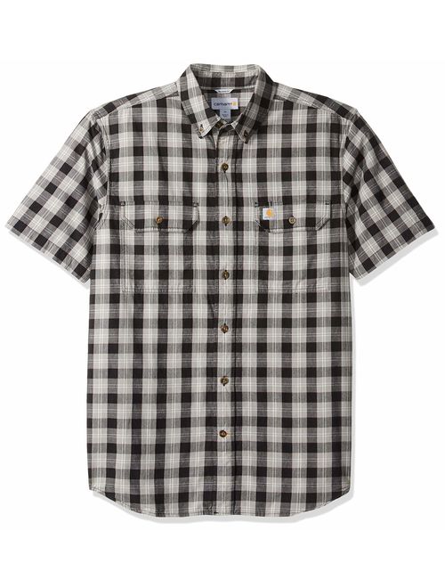 Carhartt Men's Fort Plaid Short Sleeve Shirt