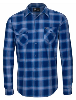 Flannel Shirt for Men - Mens Dry Fit Lightweight Fitted Flannels