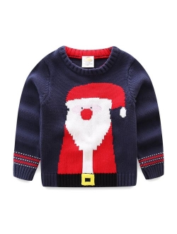 Mud Kingdom Boys Christmas Sweaters Xmas Reindeer Clothes