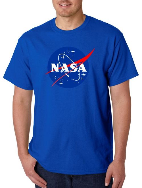 Gildan NASA Meatball Logo White, Black Gray T-Shirts.