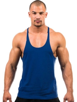 Iwearit Brand Y-Back Muscle Tanktop Straight Bottom - Made in USA